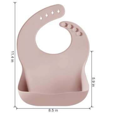 PandaEar 12PCS Silicone Baby Feeding Set | 2 Sectioned Baby Suction Plate, 2 Baby Bibs, 2 Toddler Cup, 4 Baby Spoons & 2 Baby Forks | Baby Led Weaning Supplies, Onesize