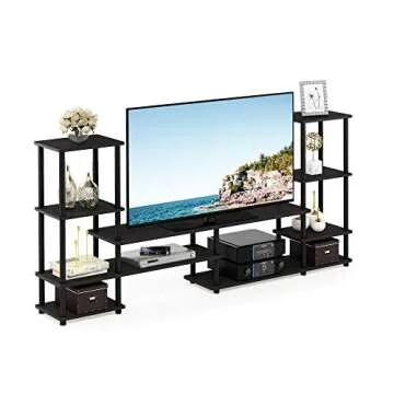 FURINNO Turn-N-Tube Grand Entertainment Center Stylish & Sturdy