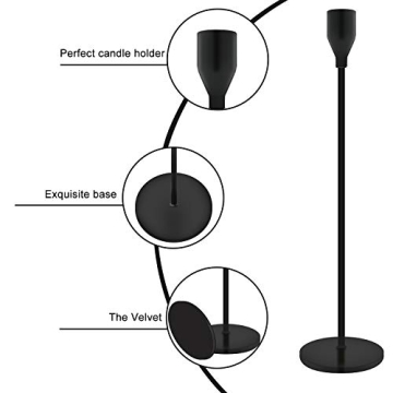 Urban Deco Vintage Candle Holders for Elegant Centerpieces