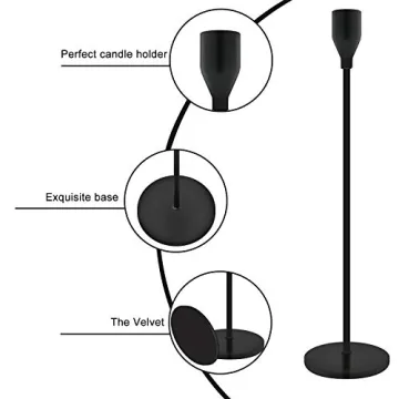 Urban Deco Vintage Candle Holders for Elegant Centerpieces