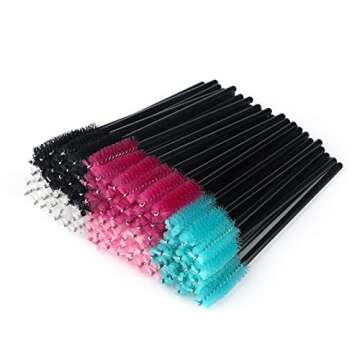 G2PLUS 100PCS Adjustable Eyelash Brushes for Makeup