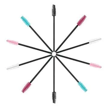 G2PLUS 100PCS Adjustable Eyelash Brushes for Makeup