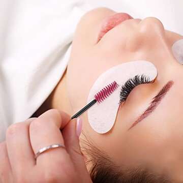 G2PLUS 100PCS Adjustable Eyelash Brushes for Makeup