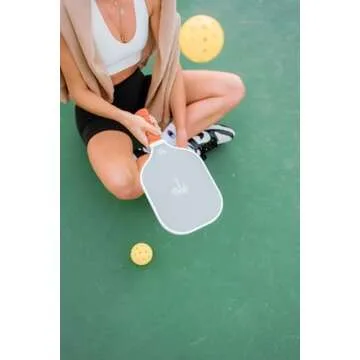 Rally Club Pickleball Paddles for Men & Women | Carbon Fiber and Polymer Honeycomb Composite Core | Lightweight Durable | Uniquely Designed Stylish Pickleball Set & Single Paddles | Palmer