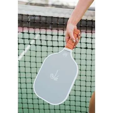 Rally Club Pickleball Paddles for Men & Women | Carbon Fiber and Polymer Honeycomb Composite Core | Lightweight Durable | Uniquely Designed Stylish Pickleball Set & Single Paddles | Palmer