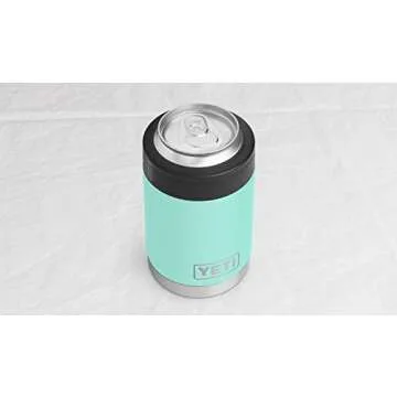 YETI Rambler Vacuum Insulated Stainless Steel Colster, Seafoam DuraCoat