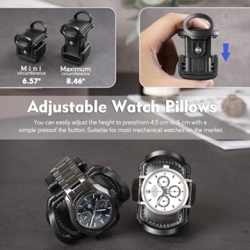 KRYPTEUM Double Watch Winder & Jewelry Organizer