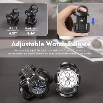 KRYPTEUM Double Watch Winder & Jewelry Organizer