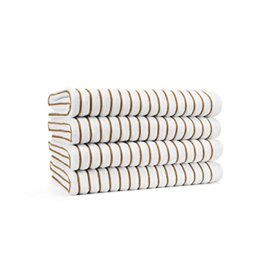 Luxurious Black & White Extra Large Beach Pool Bath Towel