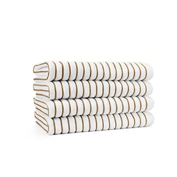 Luxurious Black & White Extra Large Beach Pool Bath Towel