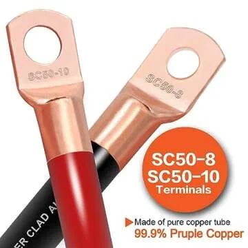 1/0 Gauge CCA Power Ground Wire for Car Audio & More