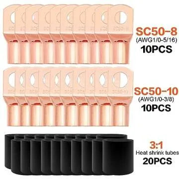 1/0 Gauge CCA Power Ground Wire for Car Audio & More