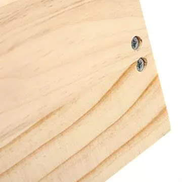 Kisangel Ribbon Storage Organizers Wood Ribbon Rack Holder Craft Ribbon Spool Storage Tool for Wrapping Paper Wreath Making Supplies