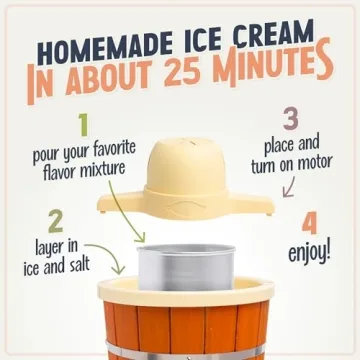 Nostalgia Electric Ice Cream Maker - Make Homemade Treats
