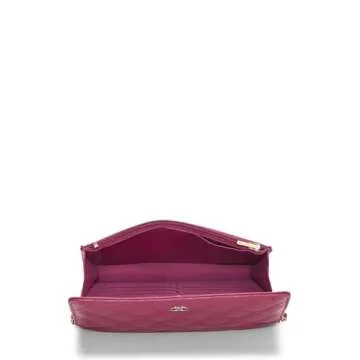 Chanel Pre-Loved Pink Quilted Caviar WOC - Luxury Accessory