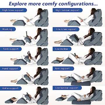 KingPavonini Orthopedic Wedge Pillow - Recovery Support