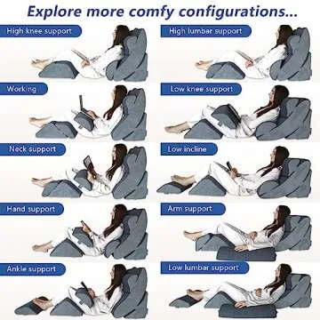 KingPavonini Orthopedic Wedge Pillow - Recovery Support