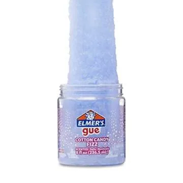 Elmer's Gue Premade Slime Variety Pack - Clear, Glow in the Dark, Crunchy!