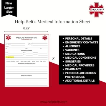 Medical Alert Help Belt for Child Safety on the Road
