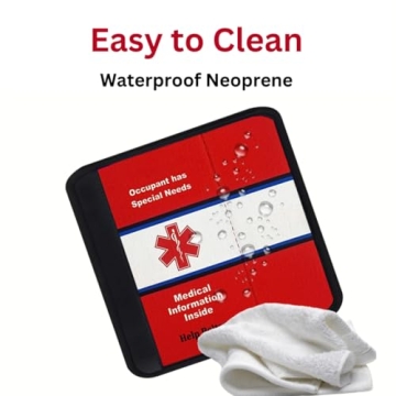 Medical Alert Help Belt for Child Safety on the Road