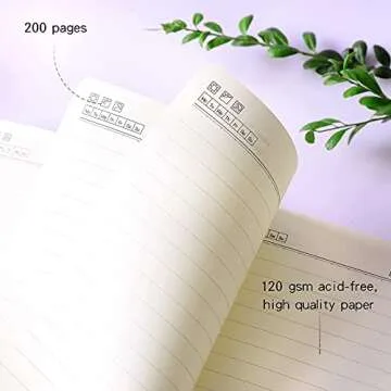 Ruled Journal Notebook, Hardcover Magnetic Clasp Cove, Personal Professional Lined Notebooks, with Pen Loop，Medium 5.7 x 8.3 inches, 120 GSM Thick Paper Gifts Gray