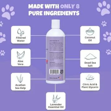 Petbiotics Lavender Dog Shampoo - All-Natural Gentle Wash