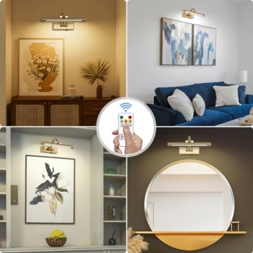 Stylish and Adjustable Tassuowell Picture Light for Your Artwork