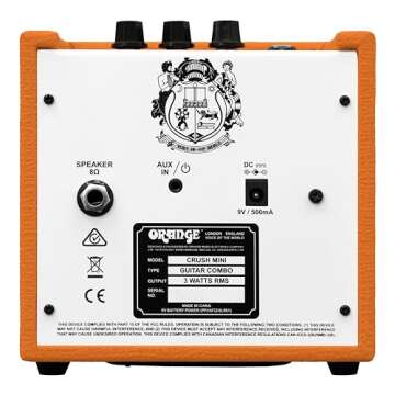Orange Crush Mini Guitar Amplifier Combo 3 Watts
