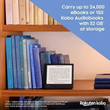 Kobo Libra 2 | 7” Waterproof eReader | Adjustable Brightness | Audiobooks
