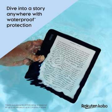 Kobo Libra 2 | 7” Waterproof eReader | Adjustable Brightness | Audiobooks
