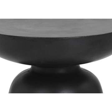 Sunpan Lucida End Table - Modern Concrete Design