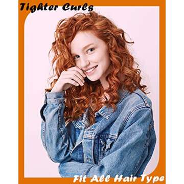 ORYNNE Ceramic Curling Iron, 3/4 Inch Barrel, Digital Temp Control, Fast Heat Up, 7 Adjustable Temperatures, 60 Min Auto Shut Off