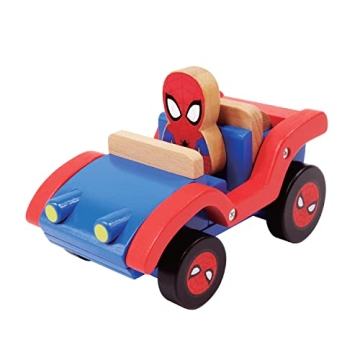 Disney Wooden Toys Spider-Man Vehicle Set for Kids