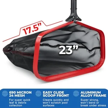 ProTuff Pool Skimmer Net - 23" Heavy-Duty Cleaner