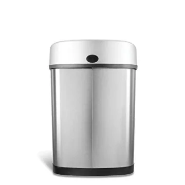 NINESTARS Automatic Touchless Infrared Trash Can 11 Gal