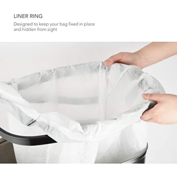 NINESTARS Automatic Touchless Infrared Trash Can 11 Gal