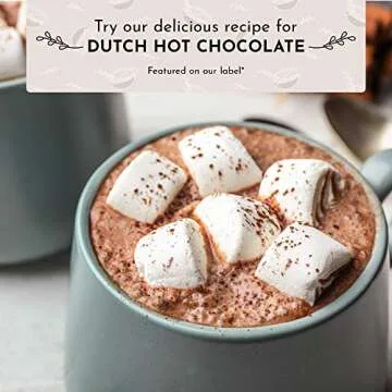 Scratch Premium Dutch Cocoa Powder - Gourmet Baking Ingredients - Rich Creamy Chocolate Flavor - Natural Smooth Low-Fat Mix - Contains Calcium, Iron, Potassium, & Dietary Fiber (8 oz)
