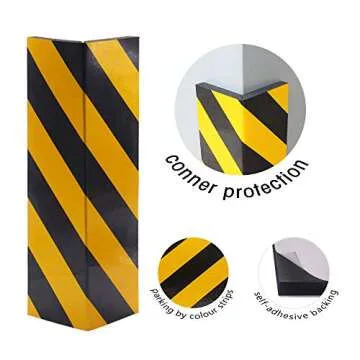 GUEQUITLEX Garage Wall Protector Foam Wall Corner Guard for Parking Garages - Wall Edge Protector Protect Your Car - Garage Wall - Wall Corner Edge and Bumpers Corner Guards
