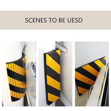 GUEQUITLEX Garage Wall Protector Foam Wall Corner Guard for Parking Garages - Wall Edge Protector Protect Your Car - Garage Wall - Wall Corner Edge and Bumpers Corner Guards