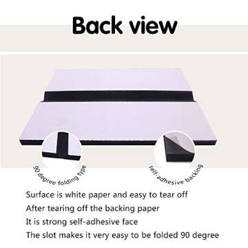 GUEQUITLEX Garage Wall Protector Foam Wall Corner Guard for Parking Garages - Wall Edge Protector Protect Your Car - Garage Wall - Wall Corner Edge and Bumpers Corner Guards