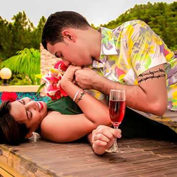 PADOUN Barbed Wire Tattoos, 6-Sheet Large Barbed Wire Totem Temporary Tattoos, Armbands Fake Tattoos...