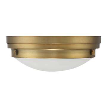 Savoy House 6-3350-14-322 Two Light Flush Mount, 3" x 13.25" x 4.75"