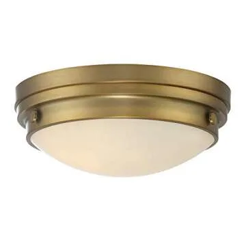 Savoy House 6-3350-14-322 Two Light Flush Mount, 3" x 13.25" x 4.75"