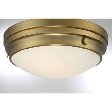 Savoy House 6-3350-14-322 Two Light Flush Mount, 3" x 13.25" x 4.75"