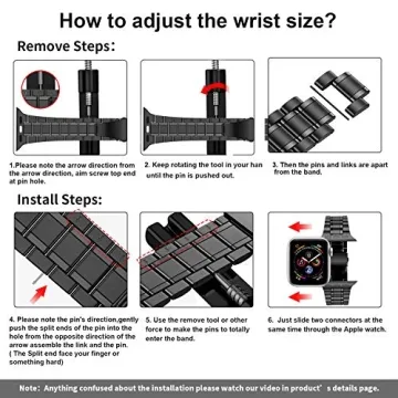 Elegant Stainless Steel Apple Watch Band for All Models