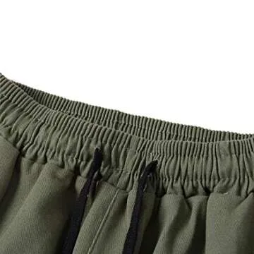 Unotobe Baggy Cargo Pants Men Women Casual Joggers Pants Solid Color Loose Multi Pockets Trousers (62-Black,S)