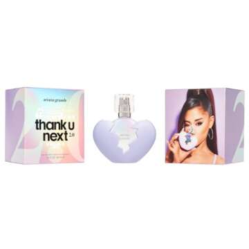 Ariana Grande Thank U, Next2.0 Eau de Parfum – Long Lasting Fragrance with Juicy Apple, Jasmine Pe...