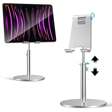 Adjustable Tablet Stand for iPad and iPhone - Durable Aluminum