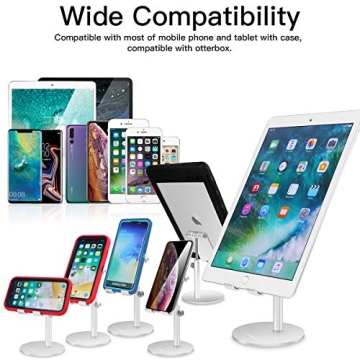Adjustable Tablet Stand for iPad and iPhone - Durable Aluminum
