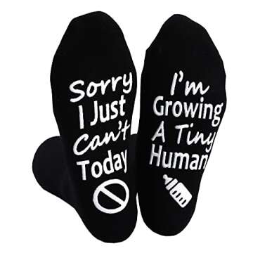TITTOK Pregnancy Gift New Mom Gifts Growing a Tiny Human Mom Socks Mom to Be Gift Pregnant Mom Gift ...